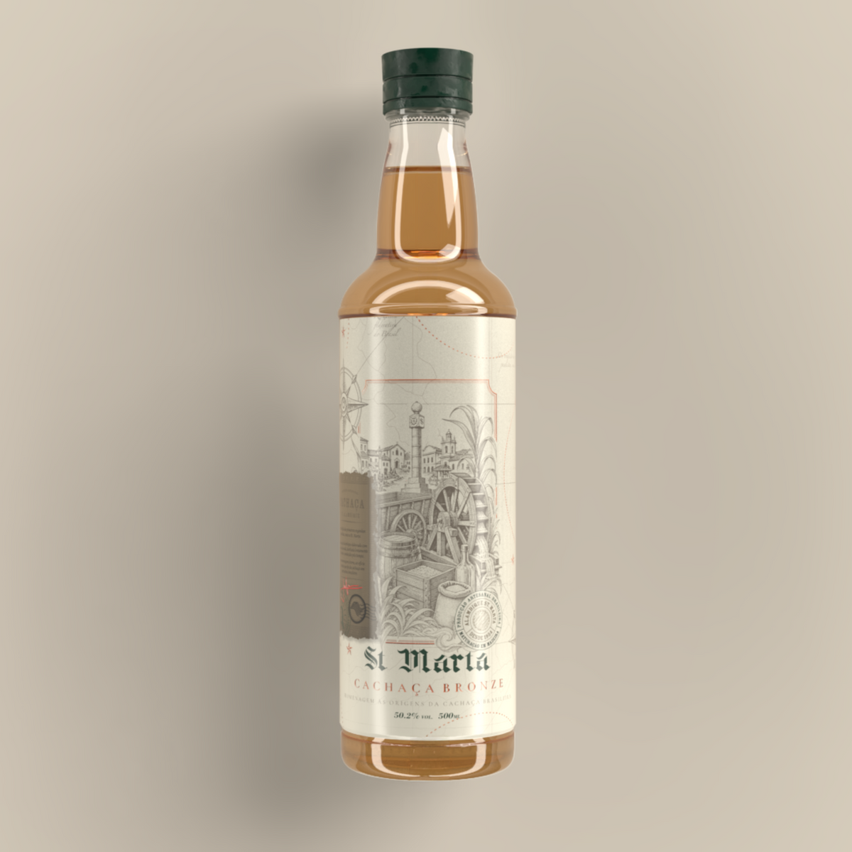 Cachaça St. Marta Bronze – Linha Clássica (500ml)