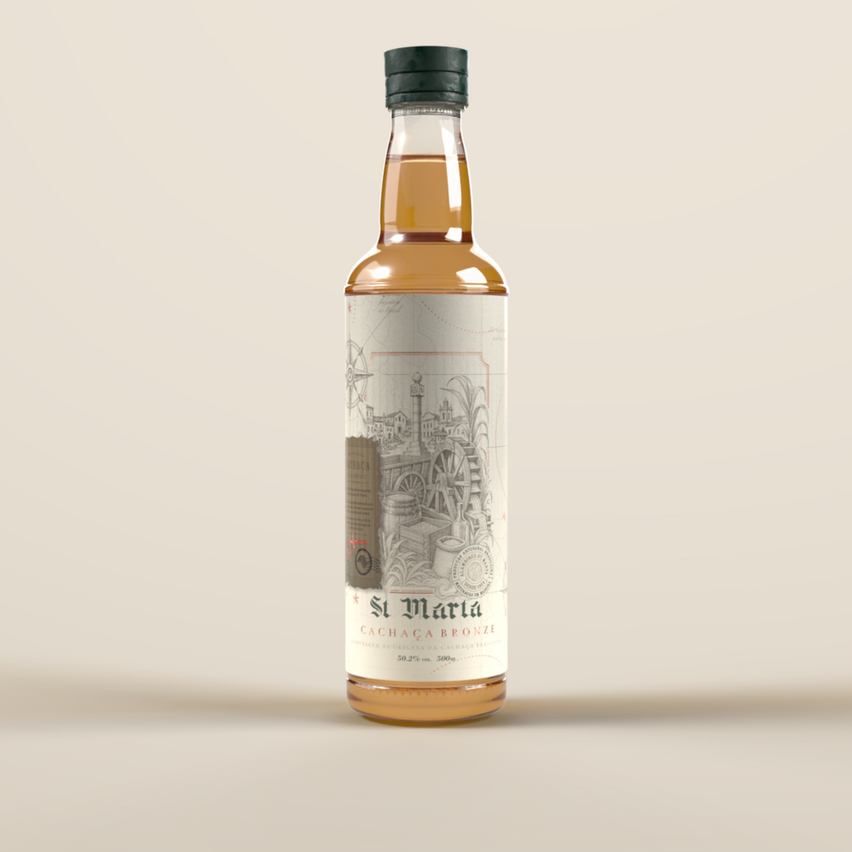 Cachaça St. Marta Bronze – Linha Clássica (500ml)